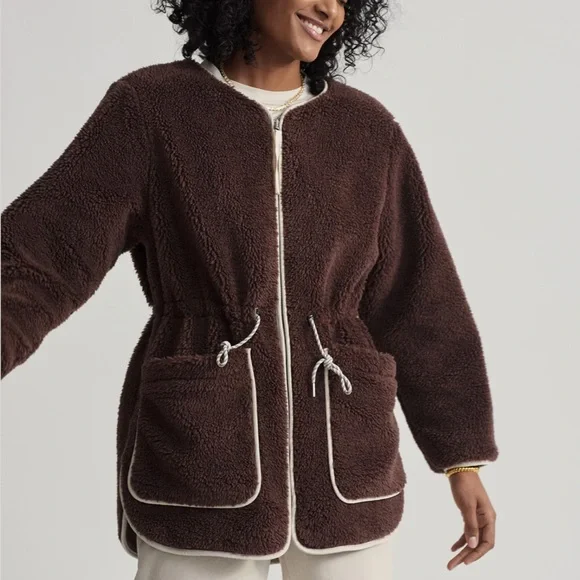 Varley Angelina Sherpa Coat - Picture 2 of 11